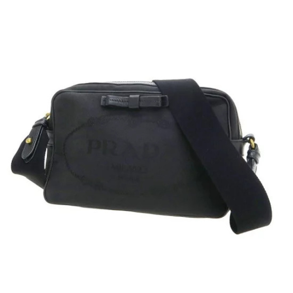 Prada Jacquard Shoulder Bag